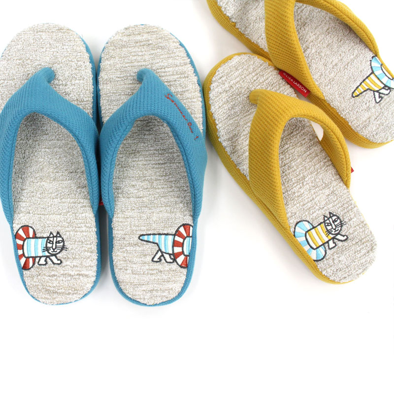 ぞうり スリッパ 海遊びマイキー Lサイズ リサラーソン 洗える 鼻緒