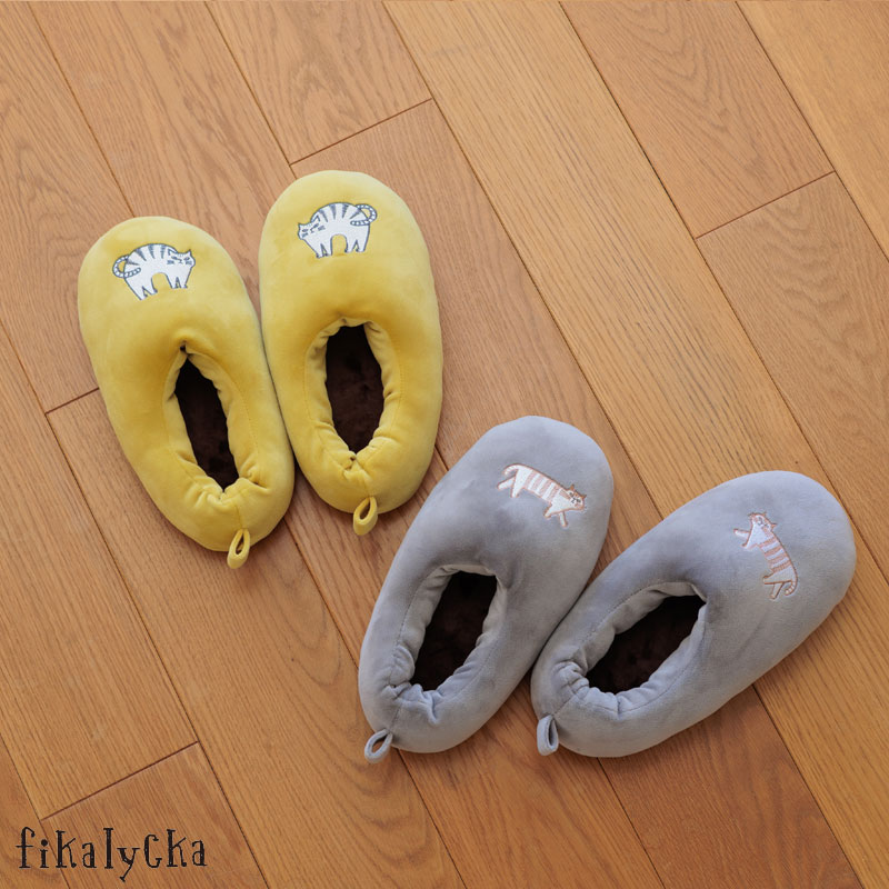 もちもち スリッパ 洗える ルームシューズ 北欧 fikalycka メール便可