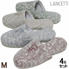 ���q�p �X���b�pM�T�C�Y 4���Z�b�g LANCETTI �����`�F�b�e�B �V�G�i