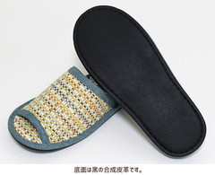スリッパ 4足セット L ミックス素材 カラーパイピング 洗える メンズ 前開き 日本製 色が選べます